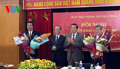 Hai Bí thư tỉnh ủy được bổ nhiệm Phó ban Nội chính Trung ương