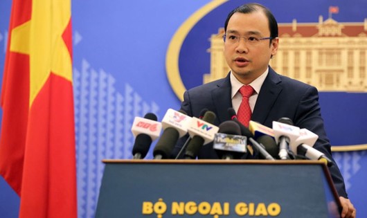 Người Phát ngôn Bộ Ngoại giao Việt Nam Lê Hải Bình.