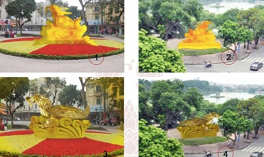 Đề xuất đúc tượng rùa 10 tấn bên Hồ Gươm