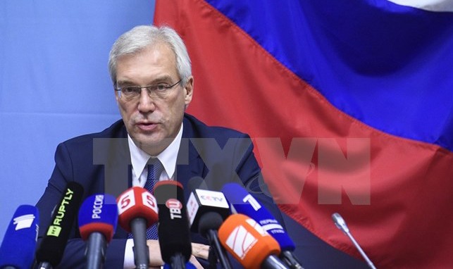 Đại diện thường trực của Nga tại NATO Alexander Grushko. (Nguồn: AFP/TTXVN)