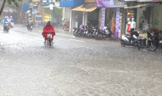 Bão suy yếu, miền Bắc mưa to đến cuối tuần