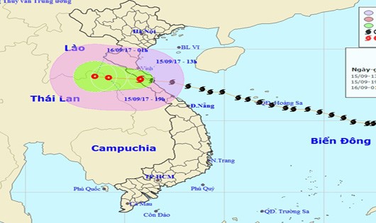 Bão hoành hành biên giới Việt - Lào, nhiều nơi nguy cơ cao ngập úng, lũ quét