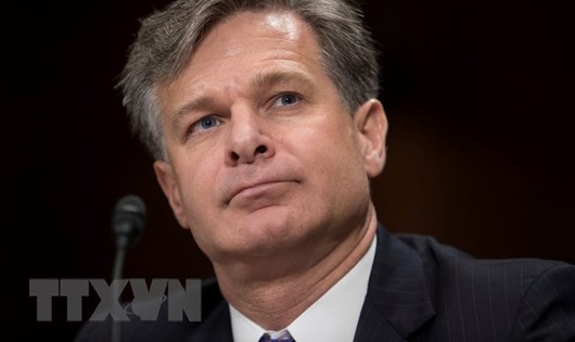 Giám đốc FBI Christopher Wray. (Nguồn: EPA/TTXVN)