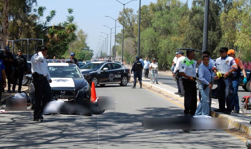 Hiện trường nơi xảy ra vụ việc. Ảnh: AFP