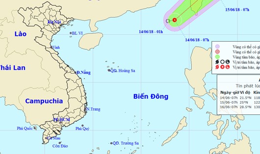 Áp thấp nhiệt đới trên biển Đông