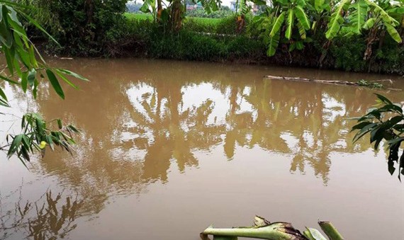 Khúc sông Đồng Thửa, nơi bà Bưởi liều nhảy xuống chạy trốn nhưng vẫn bị Triều đuổi kịp chém trọng thương.