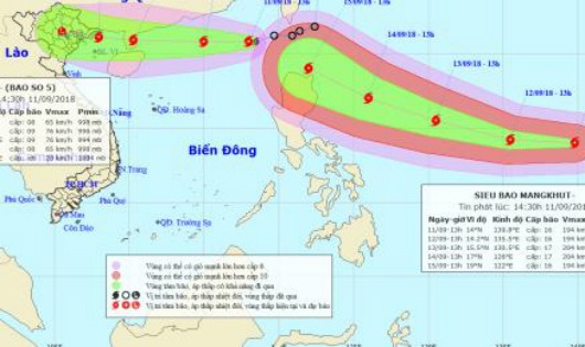 Yêu cầu ứng phó khả năng 'bão nối bão' trên biển Đông