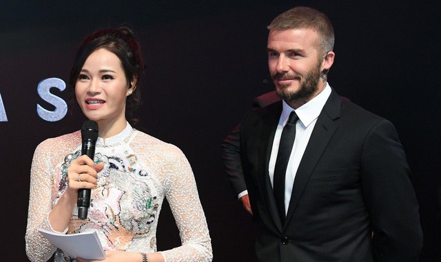 Tiết lộ bí mật về BTV Thu Hương VTV với David Beckham tại Paris