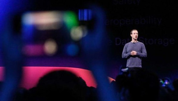 Ông chủ Facebook Mark Zuckerberg đã gặp Thống đốc Ngân hàng Anh Mark Carney. (Nguồn: Getty)