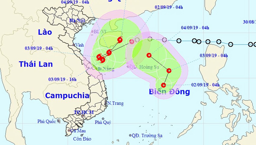 Dồn dập áp thấp nihiệt đới 'quần thảo' Biển Đông