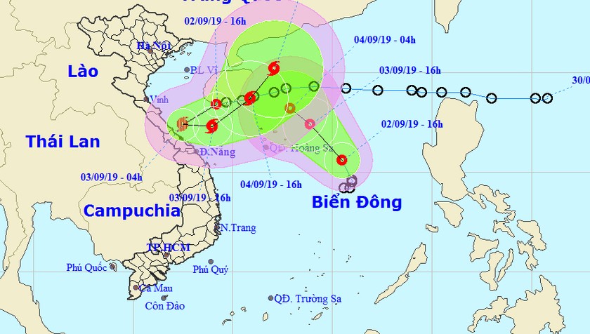 Sáng mai nguy cơ ATNĐ gần bờ đổ bộ vùng biển Hà Tĩnh - Quảng Nam, ATNĐ mới hoành hành giữa Biển Đông