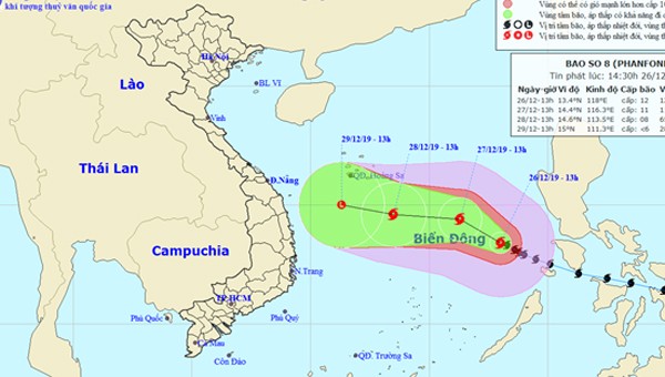 Bão giật cấp 14 hoành hành, giữa Biển Đông động dữ dội, sóng cao 6-8m