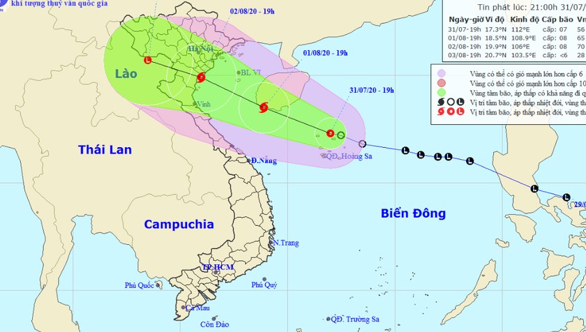 ATNĐ không ngừng tăng cấp giật, chiều 1/8 khả năng thành bão 