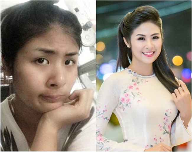 Choáng với nhan sắc thật của mỹ nhân showbiz Việt - Ảnh 7. Choáng với nhan sắc thật của mỹ nhân showbiz Việt - Ảnh 7.