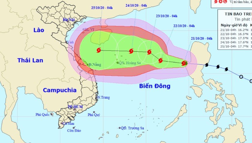 Bão đổ bộ Biển Đông, ngày càng mạnh thêm