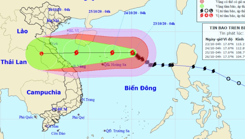 Bão giật cấp 13 - 15 'quần thảo', Bắc Biển Đông động dữ dội