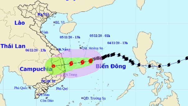 Sắp mưa to đến rất to từ Hà Tĩnh - Phú Yên do bão số 10