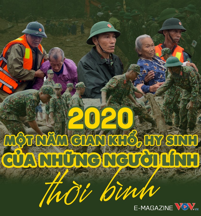 Một năm gian khổ, hy sinh của những người lính thời bình
