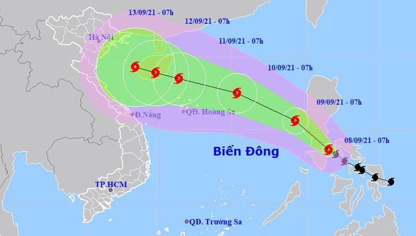 Bão giật cấp 12 sắp đổ bộ Biển Đông, đề phòng sóng cao 3-5m