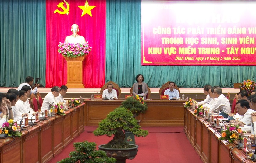 Thường trực Ban Bí thư làm việc về công tác phát triển Đảng viên trong học sinh, sinh viên