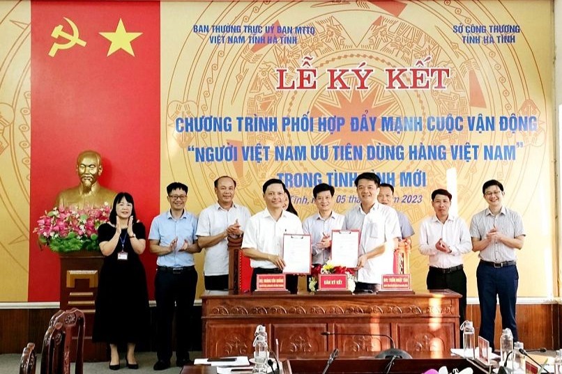 Hà Tĩnh tổ chức Cuộc thi trực tuyến về Cuộc vận động “Người Việt Nam ưu tiên dùng hàng Việt Nam”. (Ảnh: Moit).