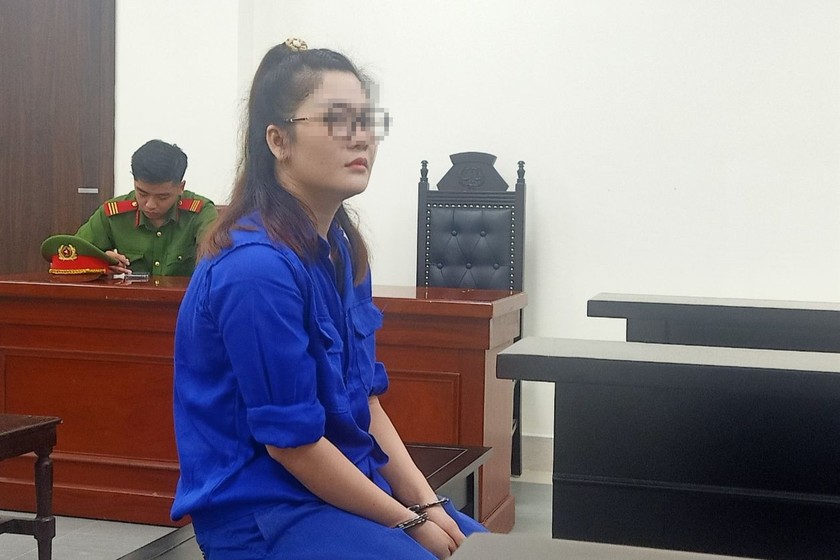 Bị cáo Thương tại tòa.
