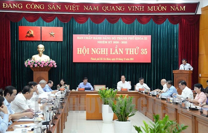 Ban Chấp hành Đảng bộ TP HCM khóa XI, nhiệm kỳ 2020 – 2025 tổ chức Hội nghị lần thứ 35.