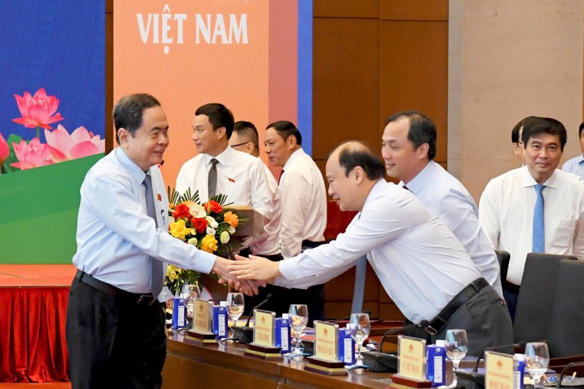 Chủ tịch Quốc hội Trần Thanh Mẫn gặp mặt các cơ quan báo chí ảnh 1 Chủ tịch Quốc hội Trần Thanh Mẫn gặp mặt các cơ quan báo chí ảnh 1