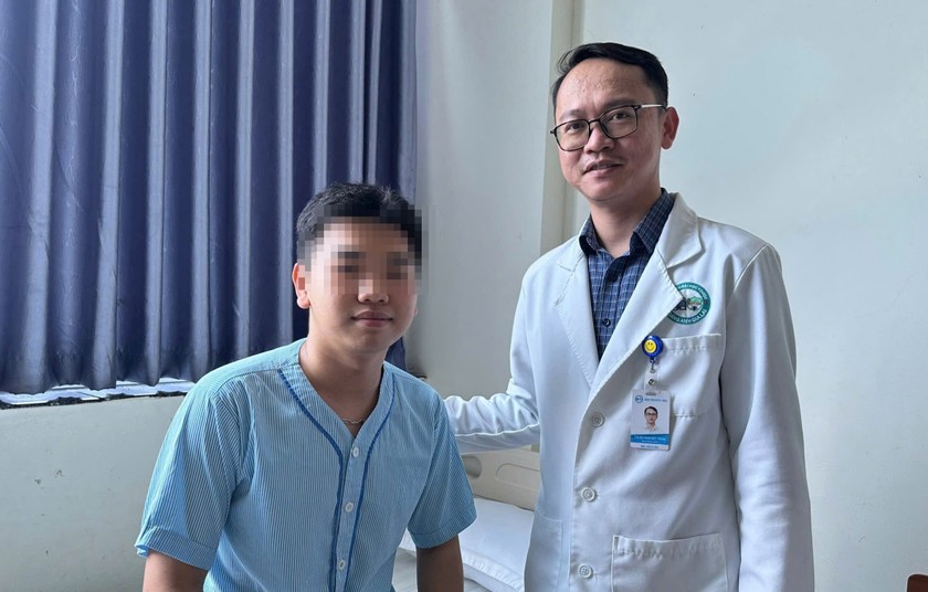 Bệnh nhân thoải mái nhờ được cắt bỏ khối amidan.
