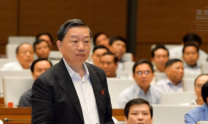 Bộ trưởng Bộ Công an Tô Lâm.