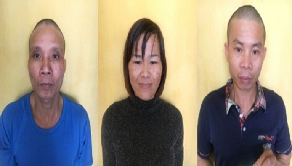 Ba đối tượng tại cơ quan điều tra