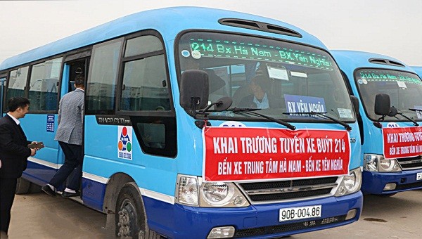 Mẫu xe đưa vào sử dụng tuyến buýt 214