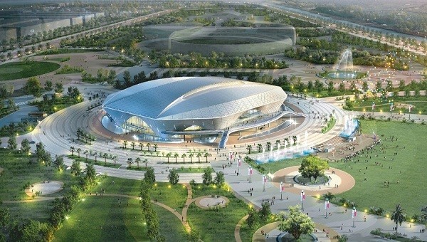 Phối cảnh nhà thi đấu đa năng