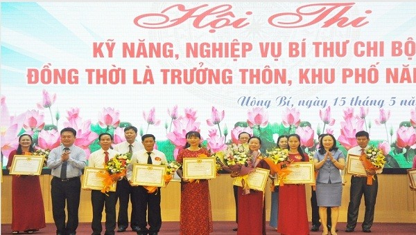 Hội thi kỹ năng, nghiệp vụ Bí thư chi bộ đồng thời là trưởng thôn, khu phố