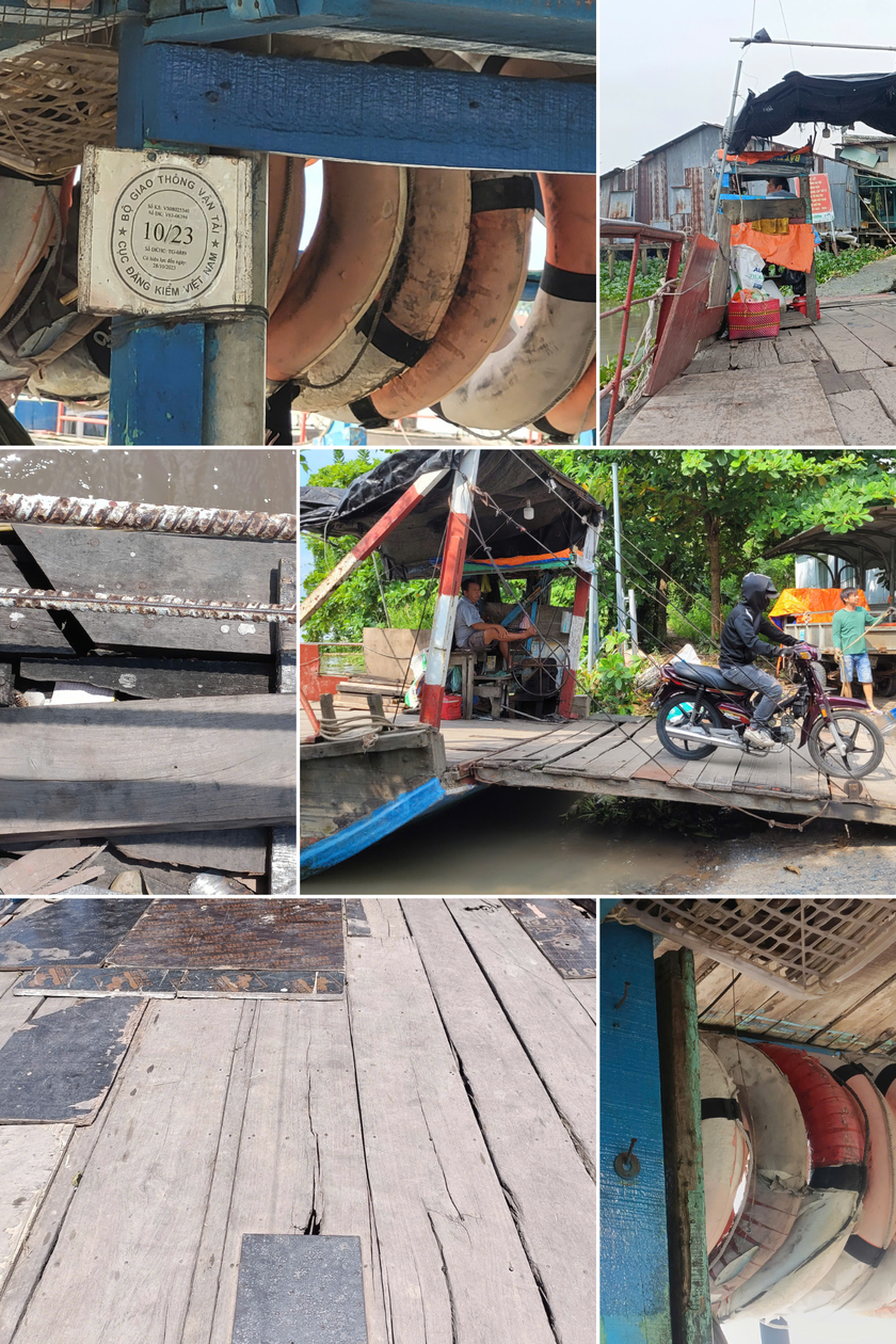 Phương tiện TG-6889 đã xuống cấp nghiêm trọng.