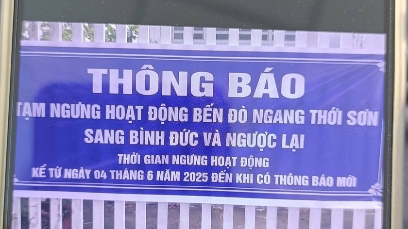 Việc tạm dừng hoạt động bến đò Bình Đức – Thới Sơn từ ngày 4/6/2025 ảnh hưởng nhất định đến nhu cầu đi lại của người dân nhưng cần thiết để đảm bảo an toàn và uy tín của điểm đến du lịch.