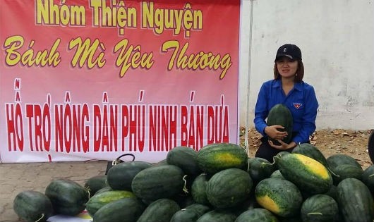 Chị Như Ngọc trong một chuyến đi từ thiện gần đây