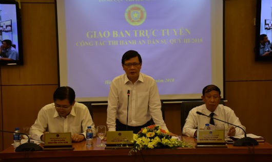 Quang cảnh buổi giao ban