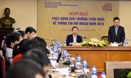 Phát động Giải thưởng toàn quốc về thông tin đối ngoại 2018