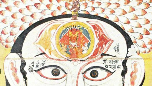 Nơi đặt bindi là vị trí của luân xa thứ 6