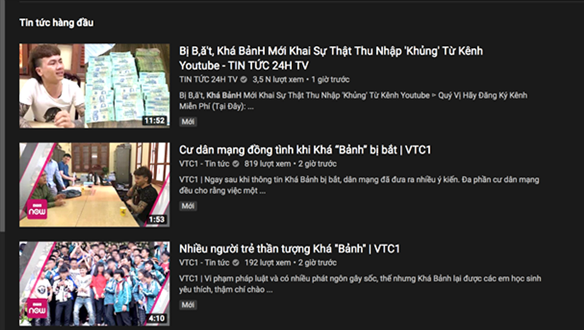 Kênh Youtube của Khá Bảnh có triệu view nhận nút vàng.