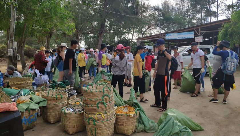 Chiến dịch “Biển Lagi không rác” vừa mới diễn ra đã giúp bãi biển Lagi sạch tinh tươm