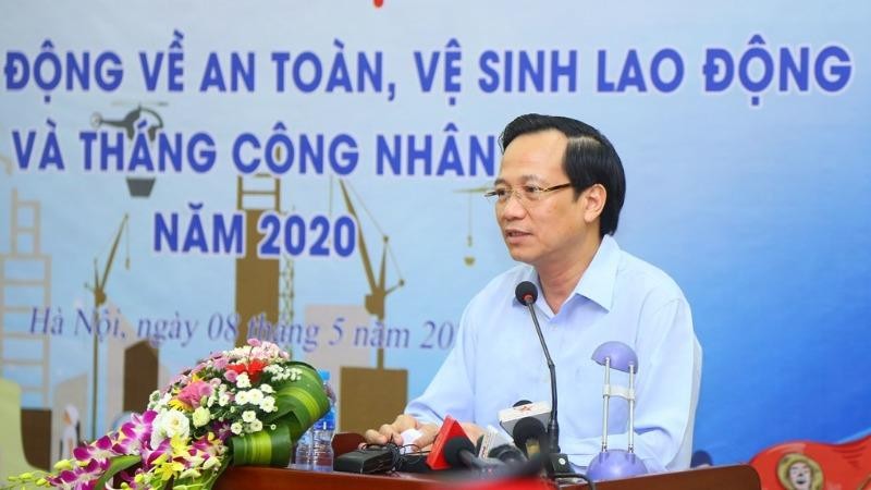 ộ trưởng Bộ LĐTB&XH Đào Ngọc Dung phát động Tháng Hành động ATVSLĐ năm 2020