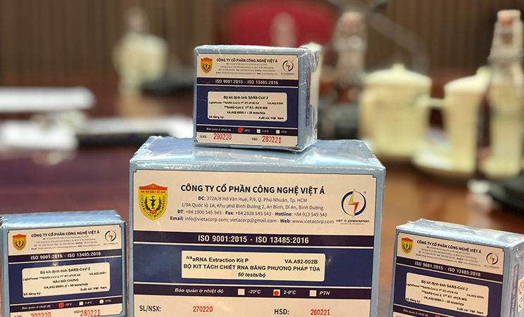 Bộ kit xét nghiệm Covid đạt chuẩn quốc tế góp phần giúp Việt Nam phòng chống dịch hiệu quả.