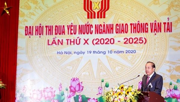 Phó Thủ tướng Thường trực Chính phủ Trương Hòa Bình phát biểu chỉ đạo Đại hội.