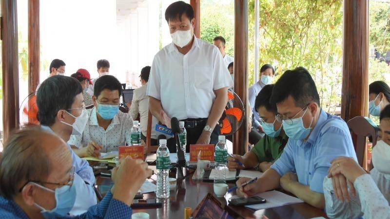 Thứ trưởng Đỗ Xuân Tuyên làm việc với tỉnh Tây Ninh.