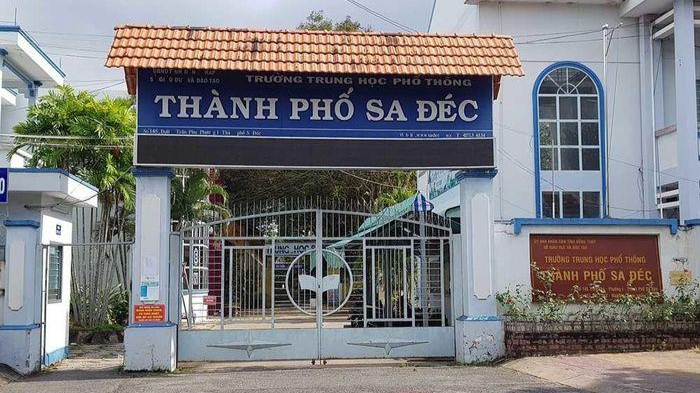 Trường THPT TP Sa Đéc.