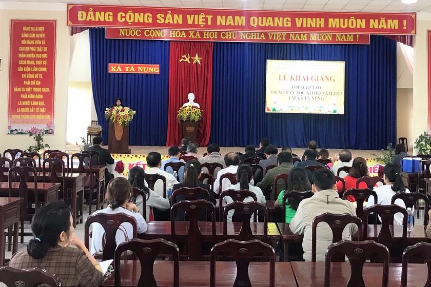 Toàn cảnh lớp học.