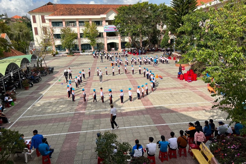 Quang cảnh buổi tập huấn.