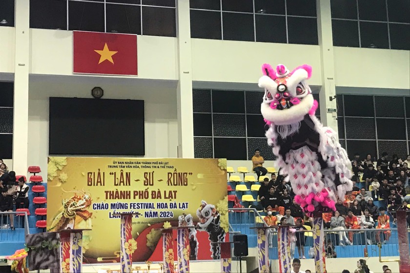 Giải “Lân - Sư - Rồng” chào mừng Festival hoa Đà Lạt lần thứ X năm 2024.